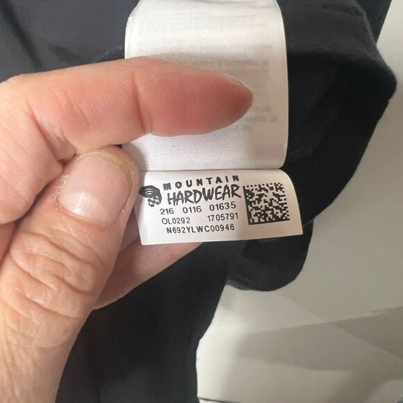 Mountain Hardwear Black Scoop Neck Long sleeve Tee Shirt Dress Sz M - Picture 8 of 14